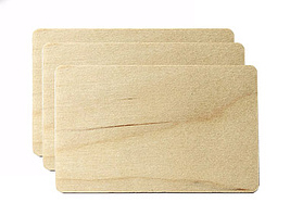 tarjetas de madera para imprimir en color y negro